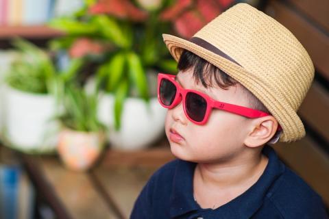 Boy in sunglasses