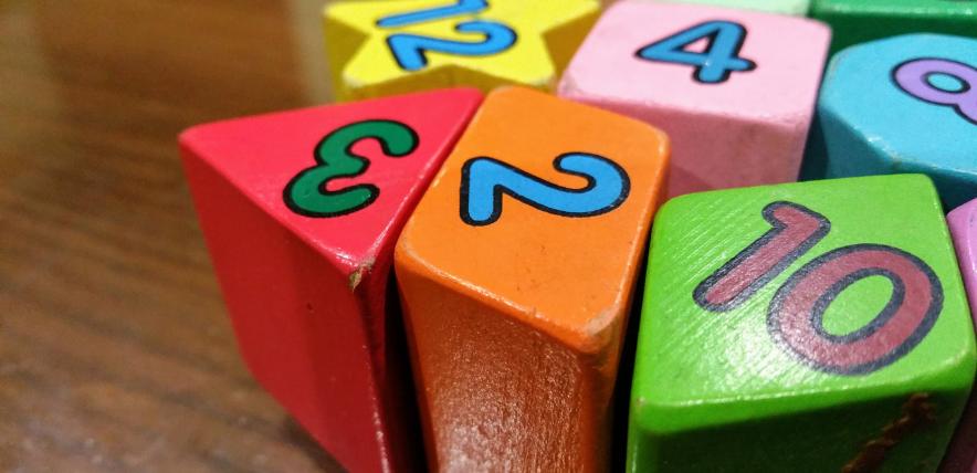 Blocks with numbers